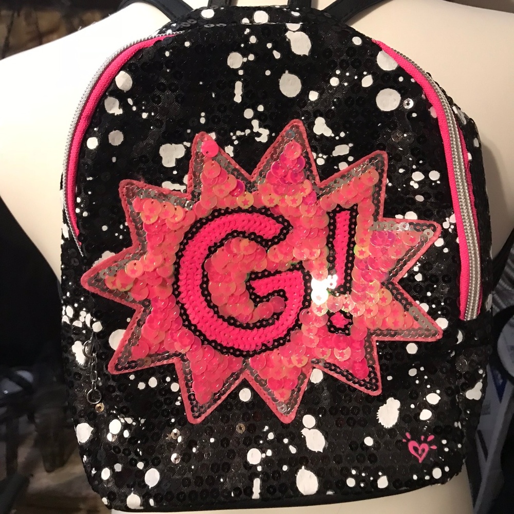 Justice Girl Power Flip Sequin Mini Backpack